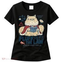Fluffy Cat Queen Of Static Hair Gift Women's T-Shirt thumb 0