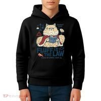 Fluffy Cat Queen Of Static Hair Gift Kids Hoodie thumb 4