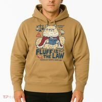 Fluffy Cat Queen Of Static Hair Gift Hoodie thumb 2