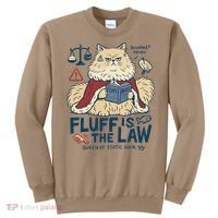 Fluffy Cat Queen Of Static Hair Gift Sweatshirt thumb 0