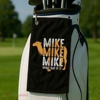 Funny Camel Quote Mike Mike Mike What Day Is It Golf Towel thumb 2