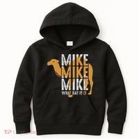 Funny Camel Quote Mike Mike Mike What Day Is It Kids Hoodie thumb 0