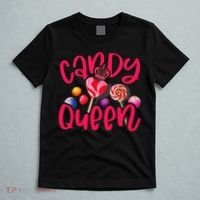 Funny Candy Queen For Lollipop Lover Sweet Tooth Wo T-Shirt thumb 5