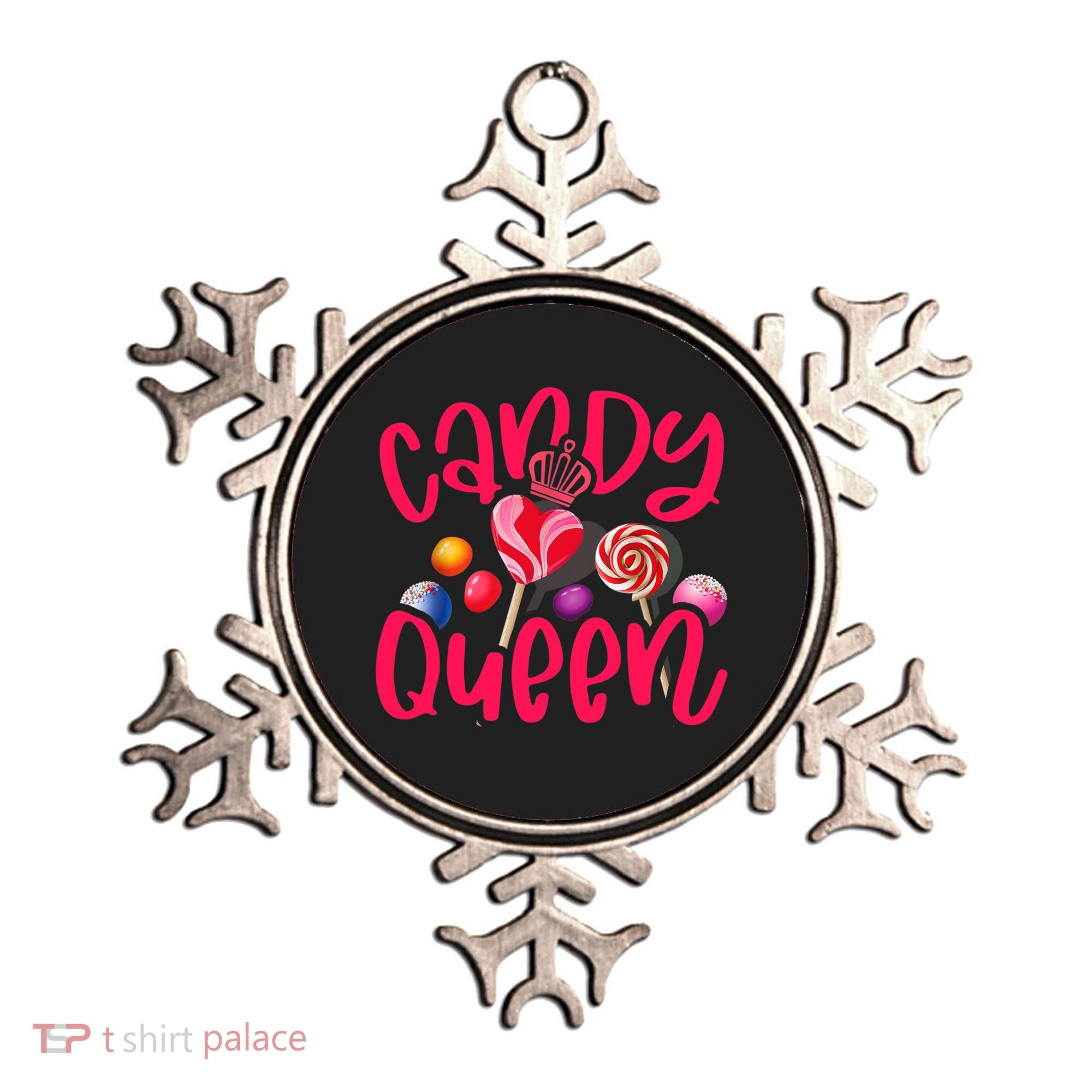 Funny Candy Queen For Lollipop Lover Sweet Tooth Wo Ornament
