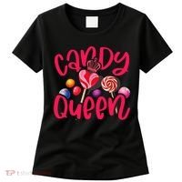 Funny Candy Queen For Lollipop Lover Sweet Tooth Wo Women's T-Shirt thumb 0