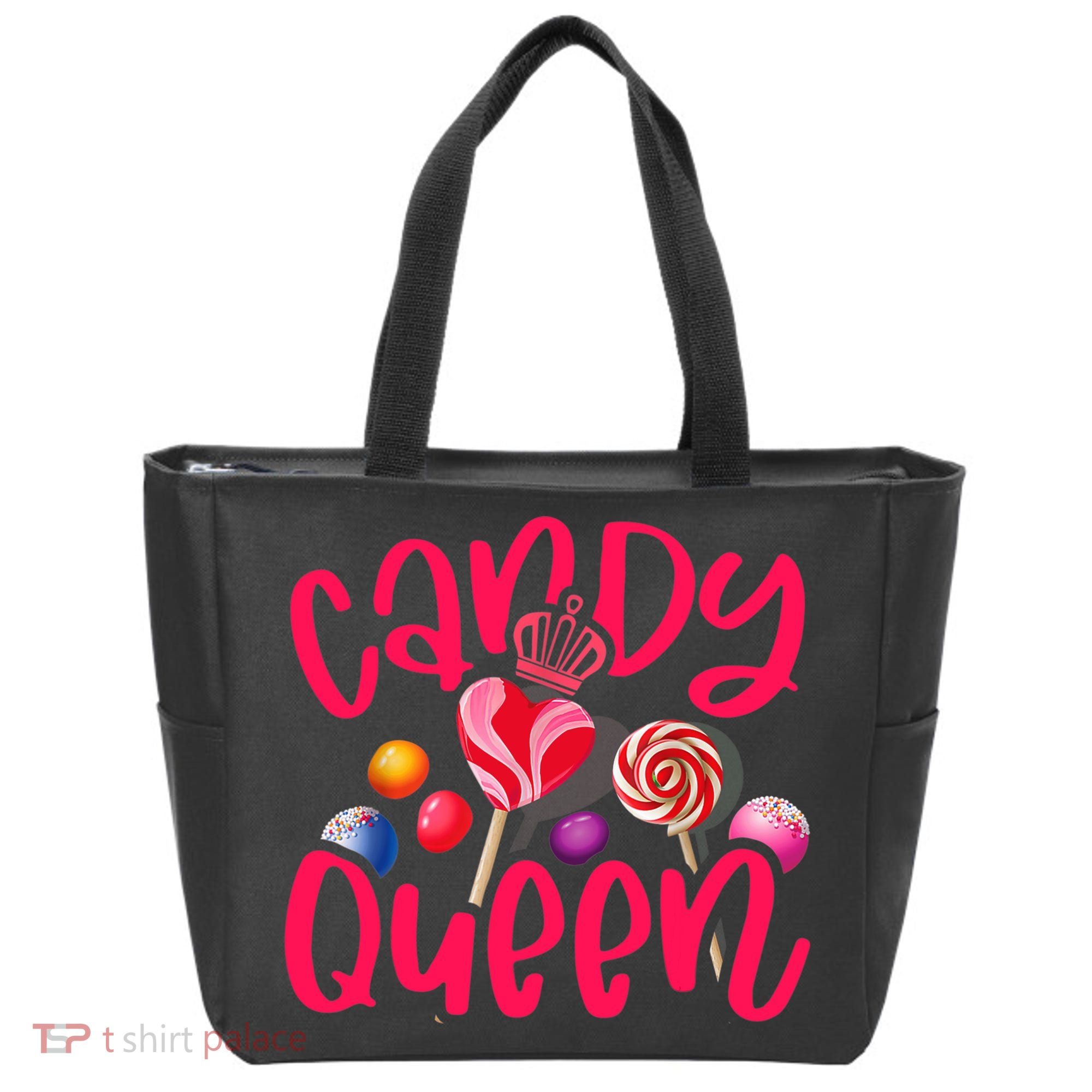 Funny Candy Queen For Lollipop Lover Sweet Tooth Wo Tote Bag