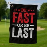 Fast Car Quote Drag Racing Gift For Race Lover Fan Gift Golf Towel thumb 1