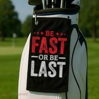 Fast Car Quote Drag Racing Gift For Race Lover Fan Gift Golf Towel thumb 2