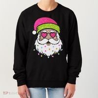 Funny Cool Retro Groovy Santa Claus Women's Sweatshirt thumb 0