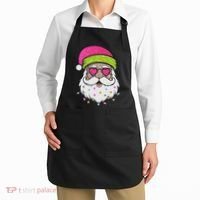 Funny Cool Retro Groovy Santa Claus Apron thumb 2