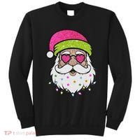 Funny Cool Retro Groovy Santa Claus Sweatshirt thumb 0