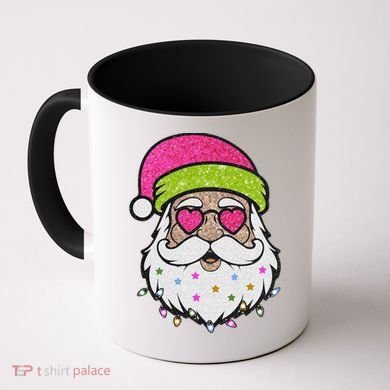 Funny Cool Retro Groovy Santa Claus Coffee Mug