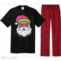 Funny Cool Retro Groovy Santa Claus Pajama Set thumb 0