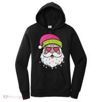 Funny Cool Retro Groovy Santa Claus Women's Hoodie thumb 0