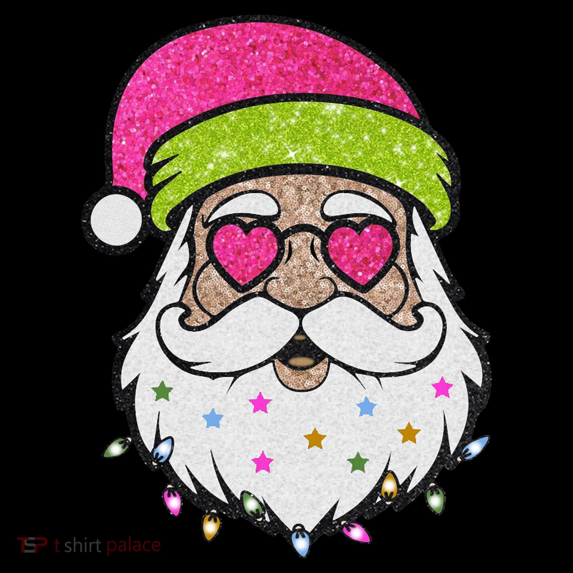 Funny Cool Retro Groovy Santa Claus Women's Hoodie