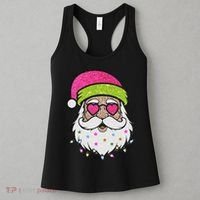 Funny Cool Retro Groovy Santa Claus Women's Tank Top thumb 3