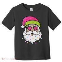 Funny Cool Retro Groovy Santa Claus Toddler T-Shirt thumb 0