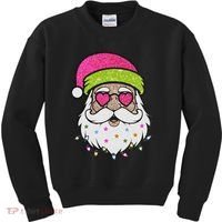 Funny Cool Retro Groovy Santa Claus Kids Sweatshirt thumb 0