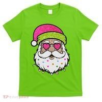 Funny Cool Retro Groovy Santa Claus T-Shirt thumb 0