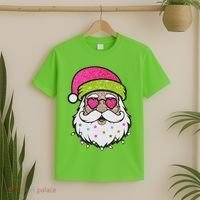 Funny Cool Retro Groovy Santa Claus T-Shirt thumb 2