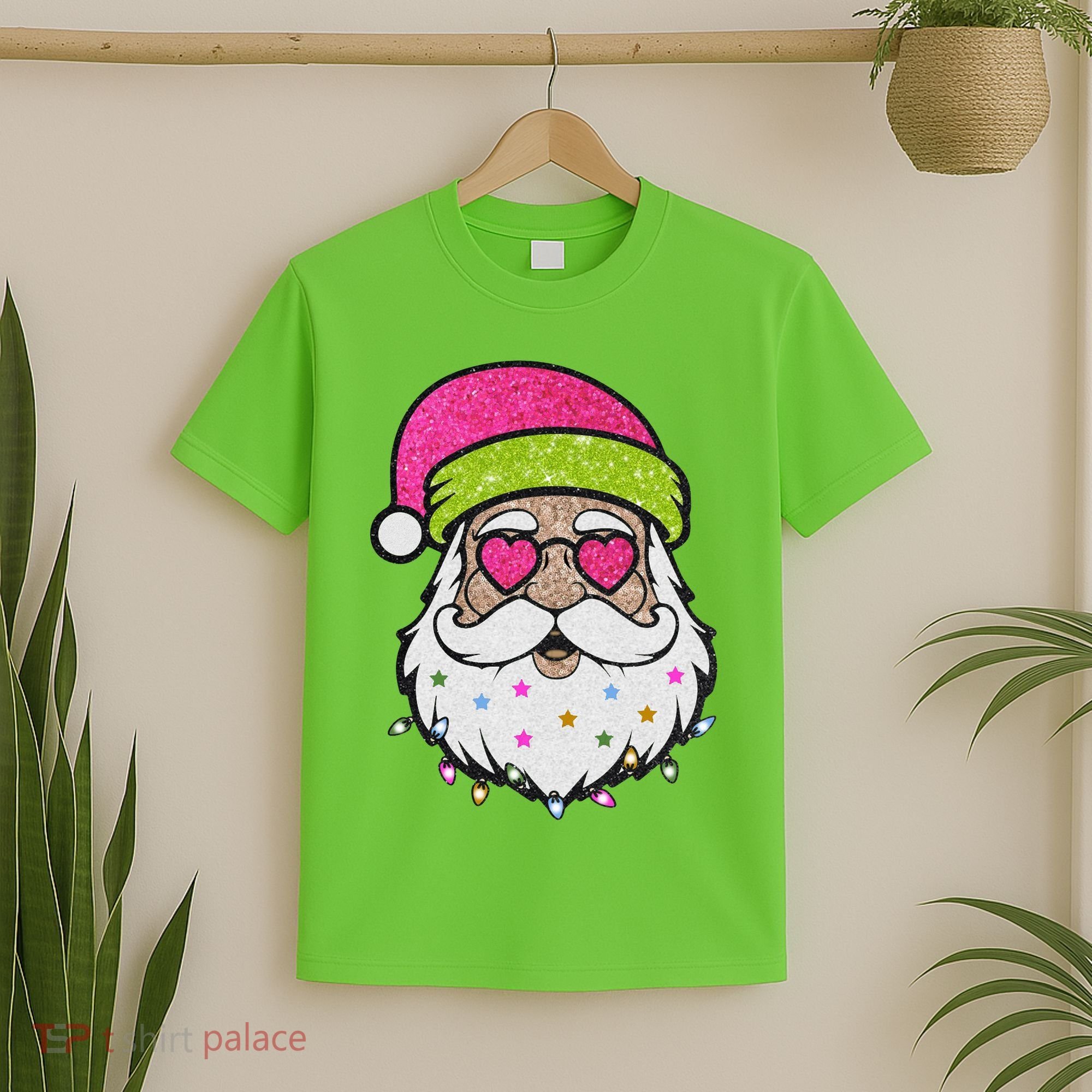 Funny Cool Retro Groovy Santa Claus T-Shirt
