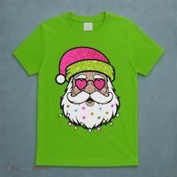 Funny Cool Retro Groovy Santa Claus T-Shirt thumb 5