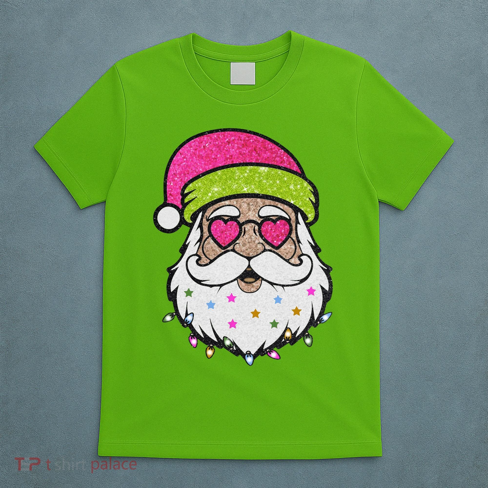 Funny Cool Retro Groovy Santa Claus T-Shirt
