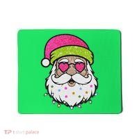 Funny Cool Retro Groovy Santa Claus Mousepad thumb 0