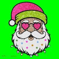 Funny Cool Retro Groovy Santa Claus Mousepad thumb 1