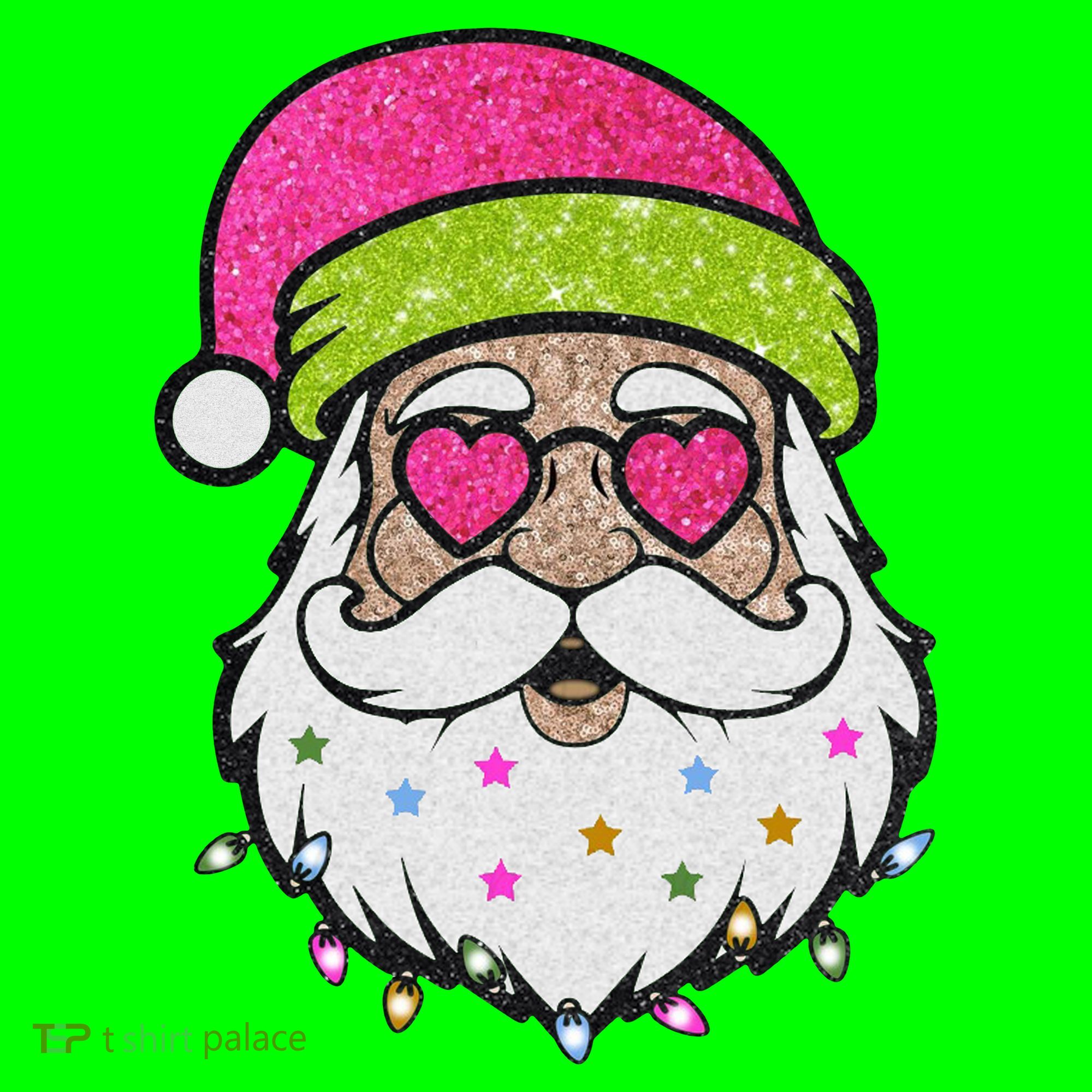 Funny Cool Retro Groovy Santa Claus Mousepad