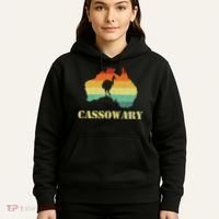 Funny Cassowary Retro Cassowary Hoodie thumb 5