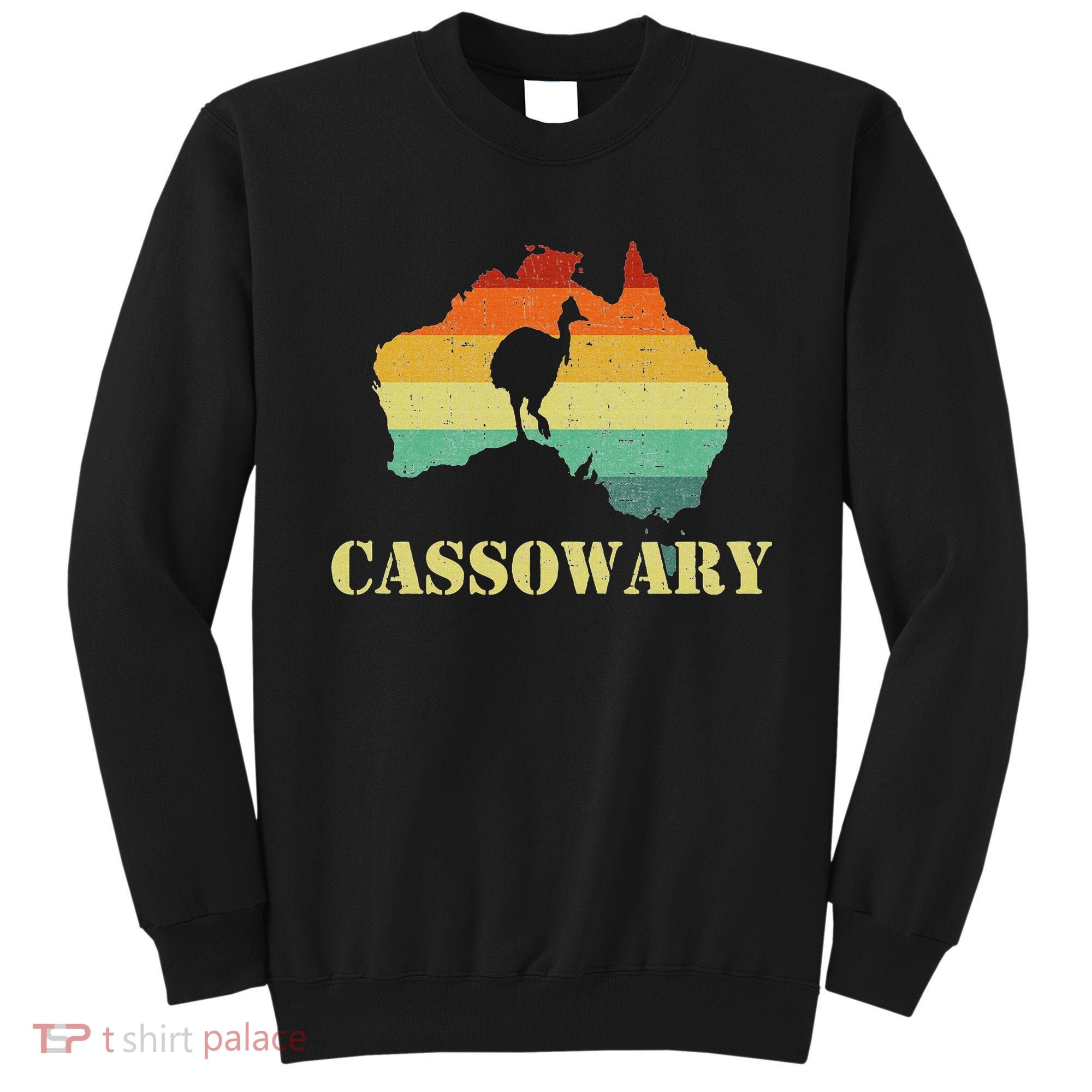 Funny Cassowary Retro Cassowary Sweatshirt