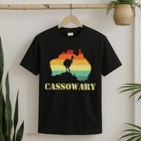 Funny Cassowary Retro Cassowary T-Shirt thumb 2