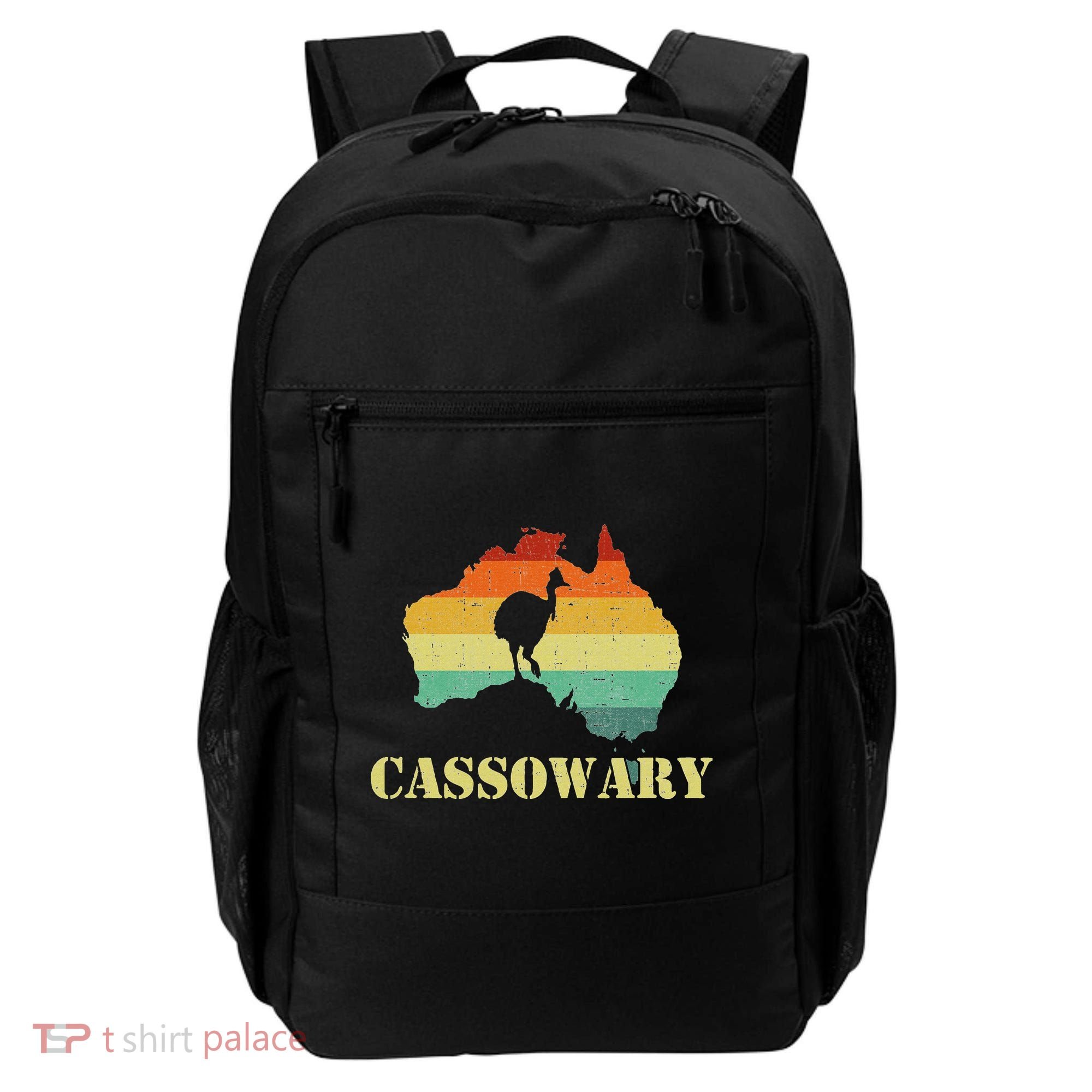 Funny Cassowary Retro Cassowary Backpack