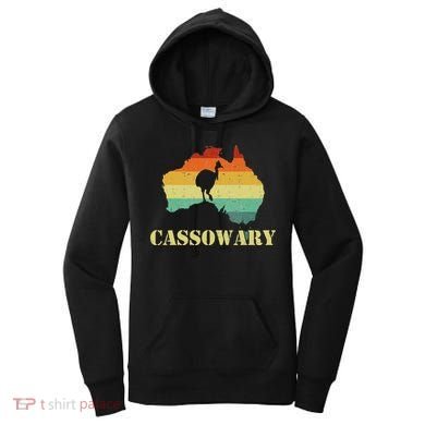Funny Cassowary Retro Cassowary Women's Hoodie