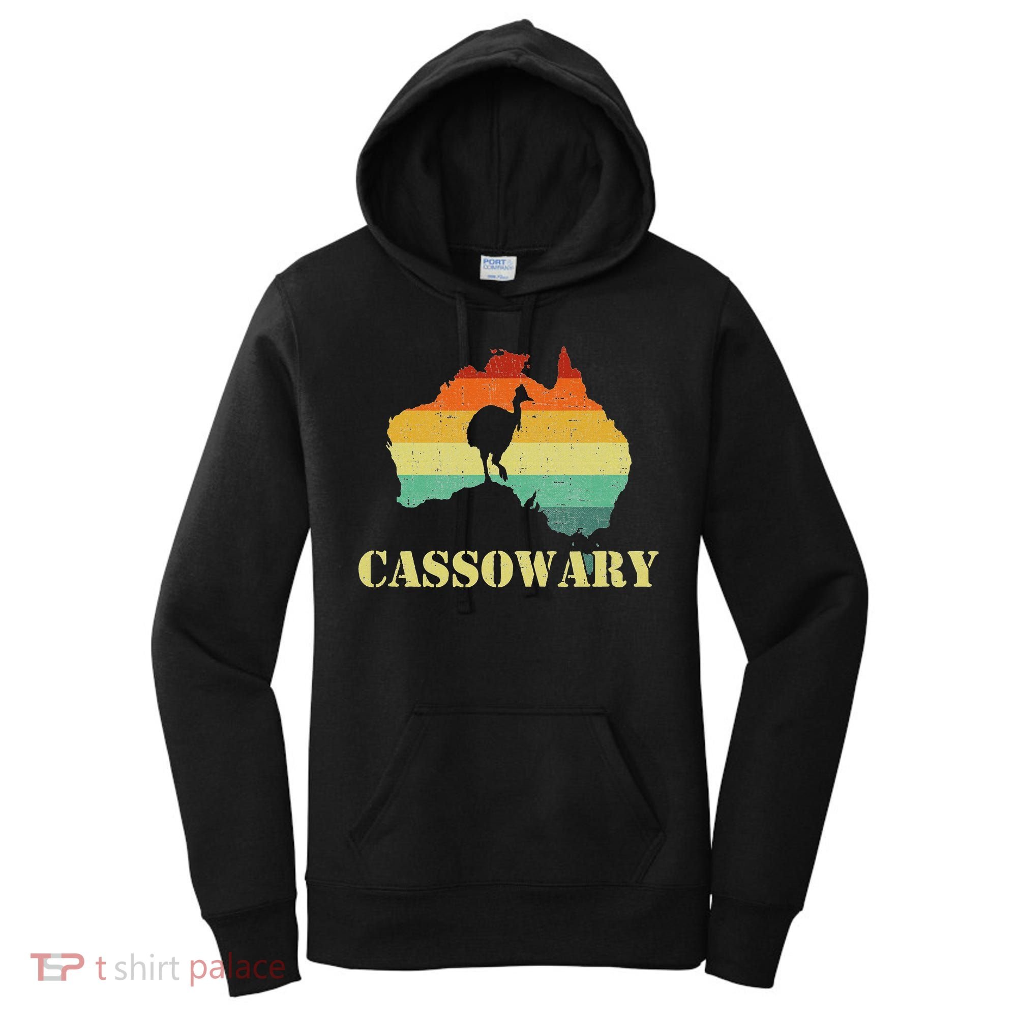 Funny Cassowary Retro Cassowary Women's Hoodie