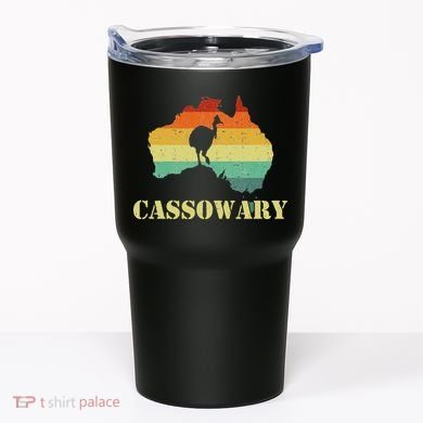 Funny Cassowary Retro Cassowary Tumbler