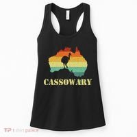 Funny Cassowary Retro Cassowary Women's Tank Top thumb 0