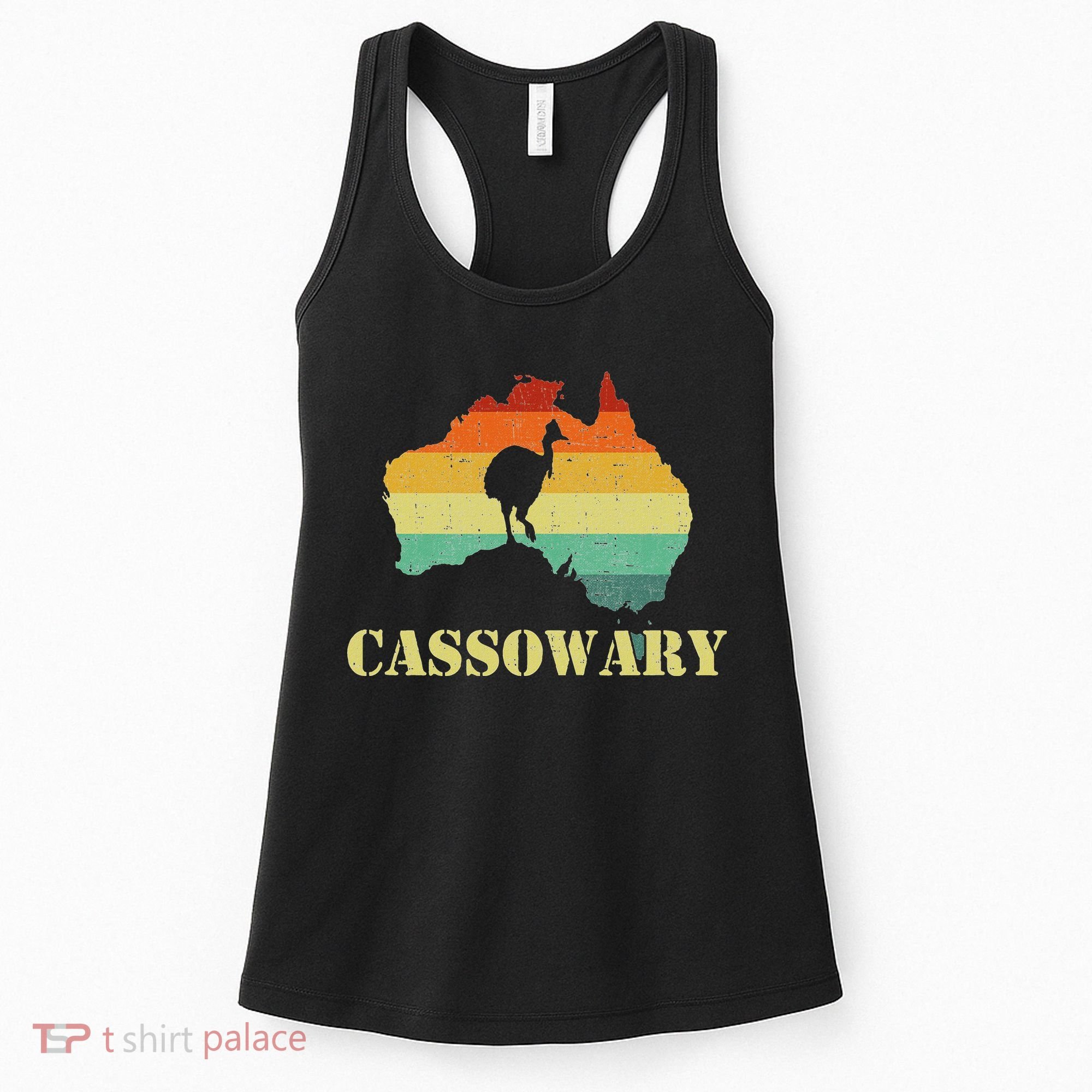 Funny Cassowary Retro Cassowary Women's Tank Top