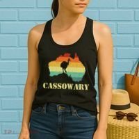 Funny Cassowary Retro Cassowary Women's Tank Top thumb 2