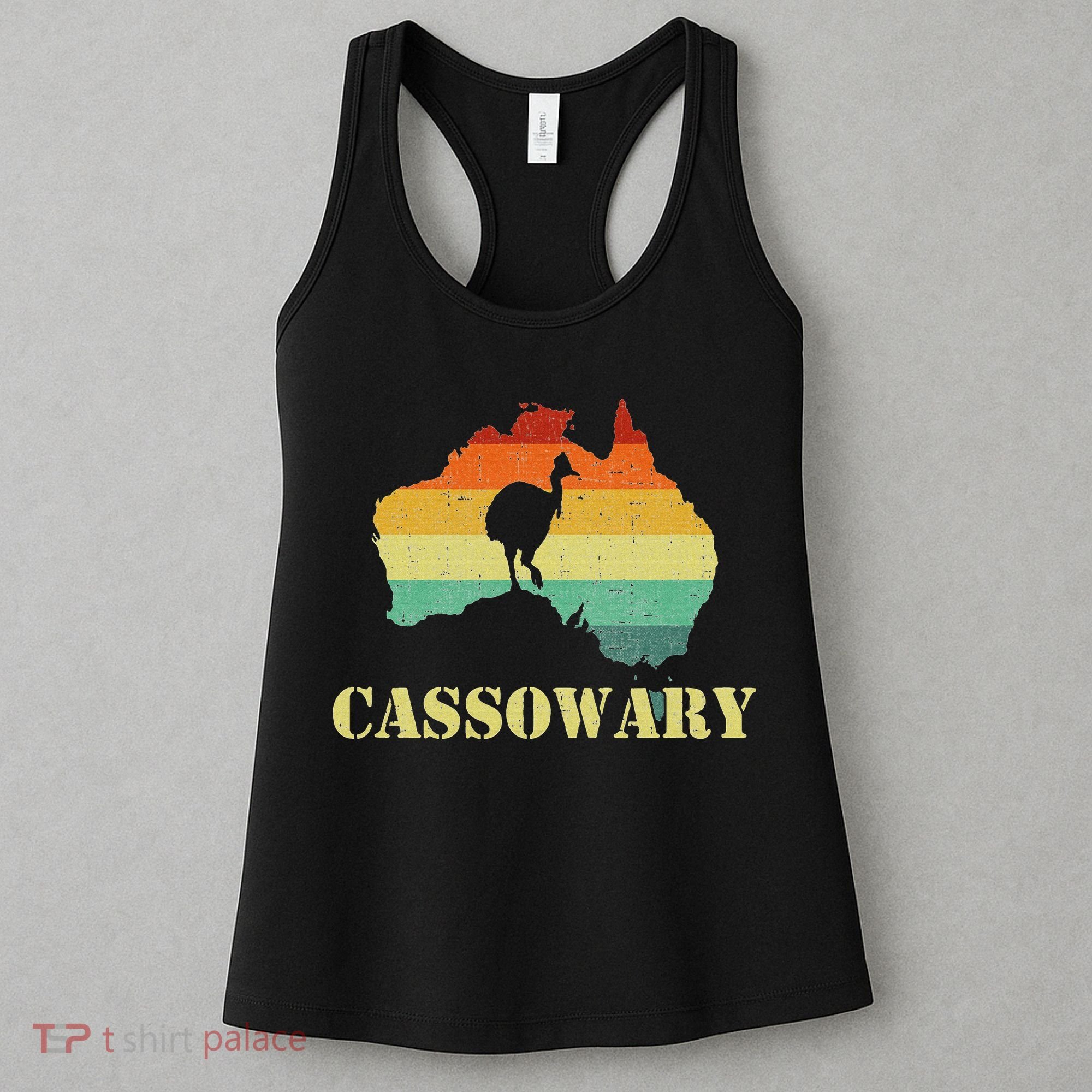 Funny Cassowary Retro Cassowary Women's Tank Top