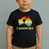 Funny Cassowary Retro Cassowary Toddler T-Shirt thumb 2