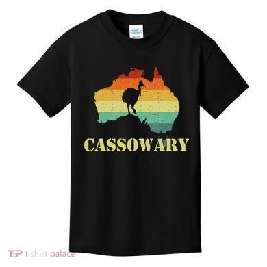 Funny Cassowary Retro Cassowary Kids T-Shirt