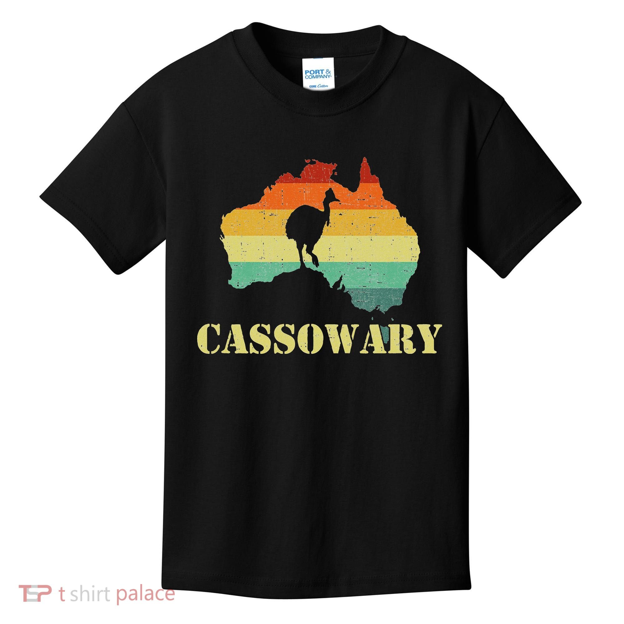 Funny Cassowary Retro Cassowary Kids T-Shirt