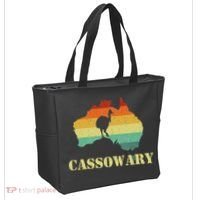 Funny Cassowary Retro Cassowary Tote Bag thumb 2