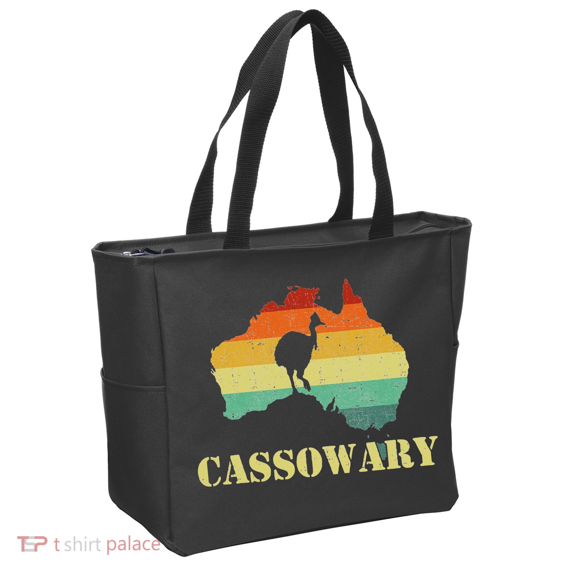 Funny Cassowary Retro Cassowary Tote Bag