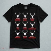 Funny Christmas Reindeer Hunter Deer Meat Hunting Gifts T-Shirt thumb 5