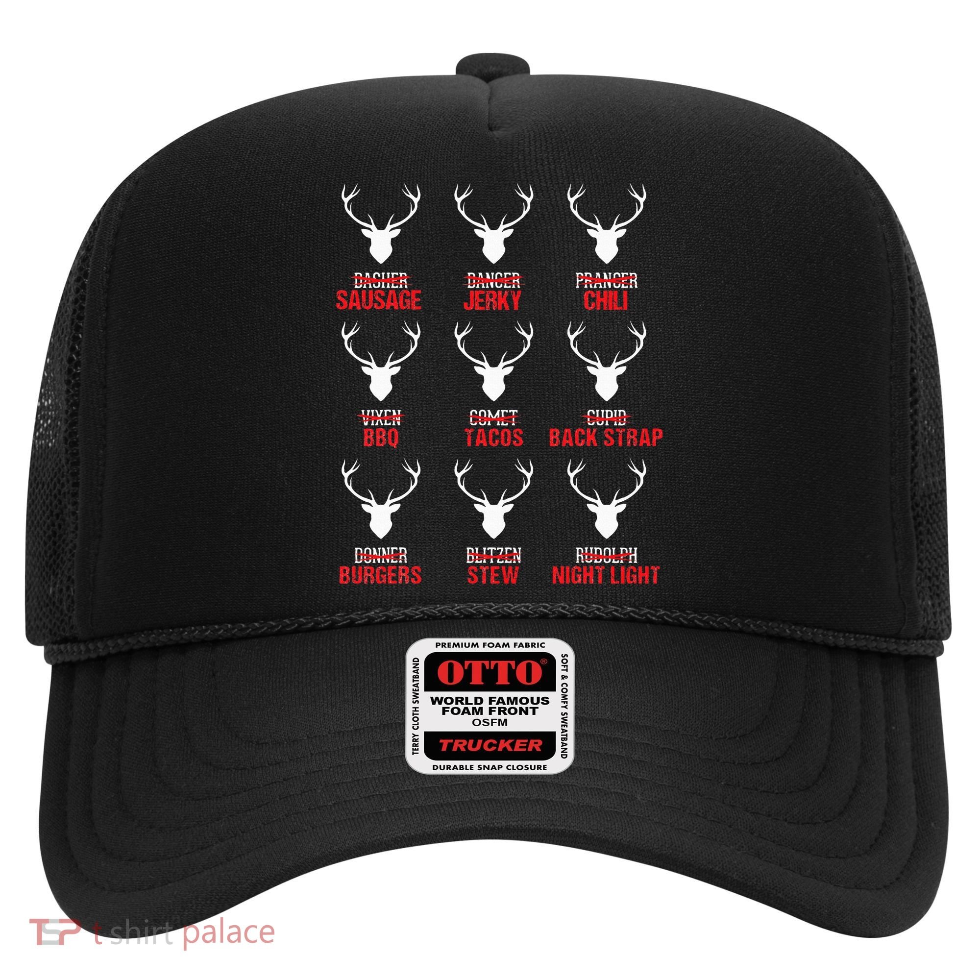 Funny Christmas Reindeer Hunter Deer Meat Hunting Gifts Hat