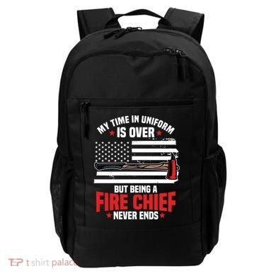 Fire Chief Retired Firefighter Retiret Plan Fire Gift Backpack