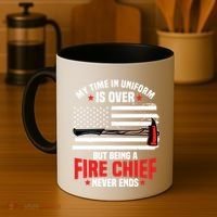 Fire Chief Retired Firefighter Retiret Plan Fire Gift Coffee Mug thumb 4